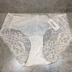 Soma cream lace back hipster Panty, M